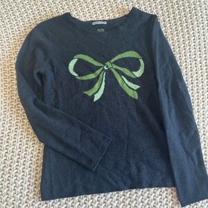 RARE Anya Hindmarch Cashmere Bow Sweater